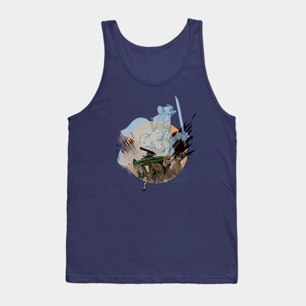 The Haunted Carriage Tank Top by ThirteenthFloor